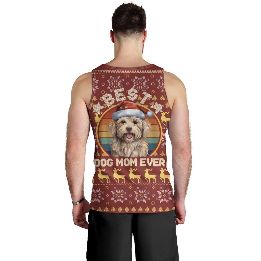 Havanese Best Dog Mom Christmas Men Tank Top Xmas Holiday Patterns - Wonder Print Shop