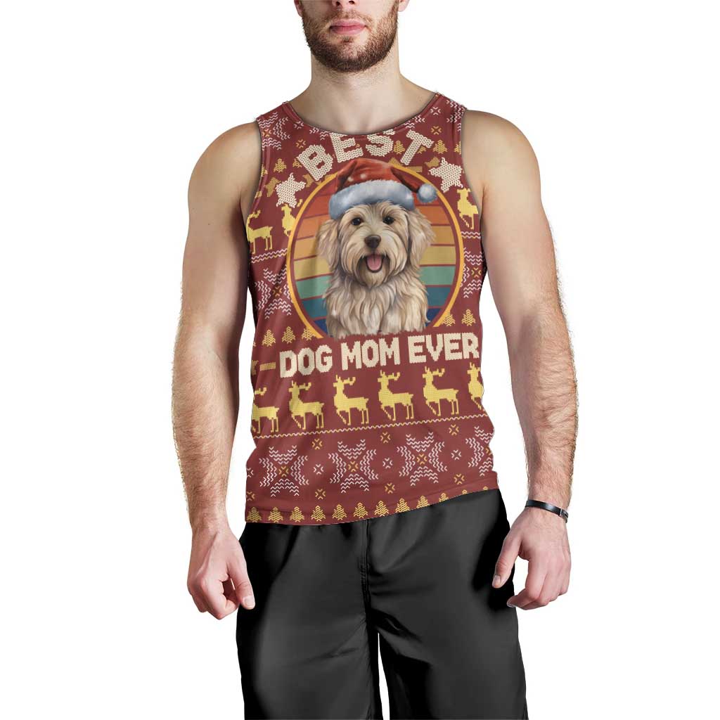 Havanese Best Dog Mom Christmas Men Tank Top Xmas Holiday Patterns - Wonder Print Shop