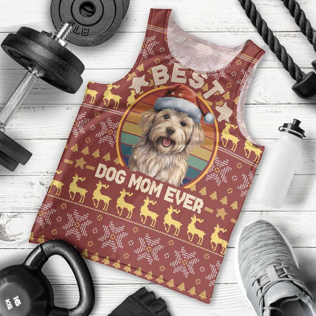 Havanese Best Dog Mom Christmas Men Tank Top Xmas Holiday Patterns - Wonder Print Shop