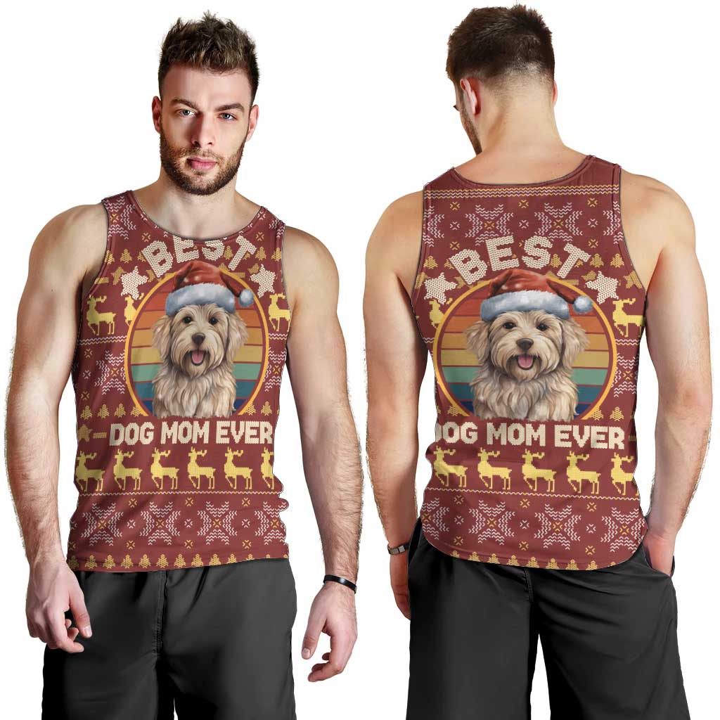 Havanese Best Dog Mom Christmas Men Tank Top Xmas Holiday Patterns - Wonder Print Shop