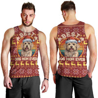 Havanese Best Dog Mom Christmas Men Tank Top Xmas Holiday Patterns - Wonder Print Shop
