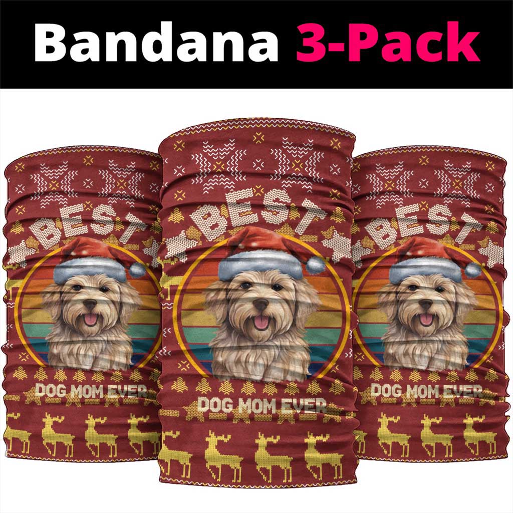 Havanese Best Dog Mom Christmas Neck Gaiter Xmas Holiday Patterns - Wonder Print Shop