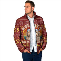 Havanese Best Dog Mom Christmas Padded Jacket Xmas Holiday Patterns - Wonder Print Shop