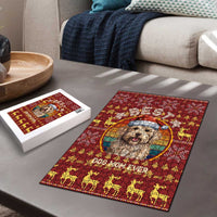 Havanese Best Dog Mom Christmas Puzzle Xmas Holiday Patterns - Wonder Print Shop