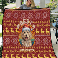 Havanese Best Dog Mom Christmas Quilt Xmas Holiday Patterns - Wonder Print Shop