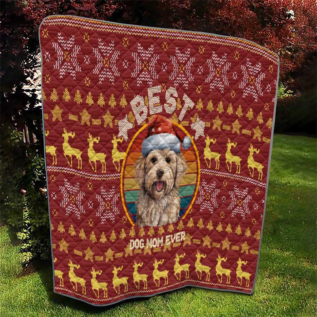 Havanese Best Dog Mom Christmas Quilt Xmas Holiday Patterns - Wonder Print Shop