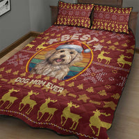Havanese Best Dog Mom Christmas Quilt Bed Set Xmas Holiday Patterns - Wonder Print Shop