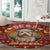 Havanese Best Dog Mom Christmas Round Carpet Xmas Holiday Patterns - Wonder Print Shop
