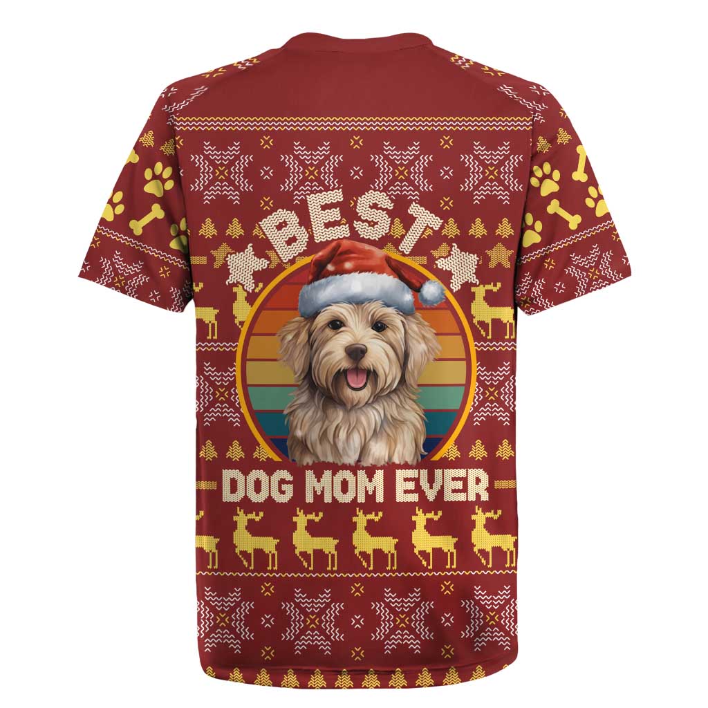 Havanese Best Dog Mom Christmas Rugby Jersey Xmas Holiday Patterns - Wonder Print Shop
