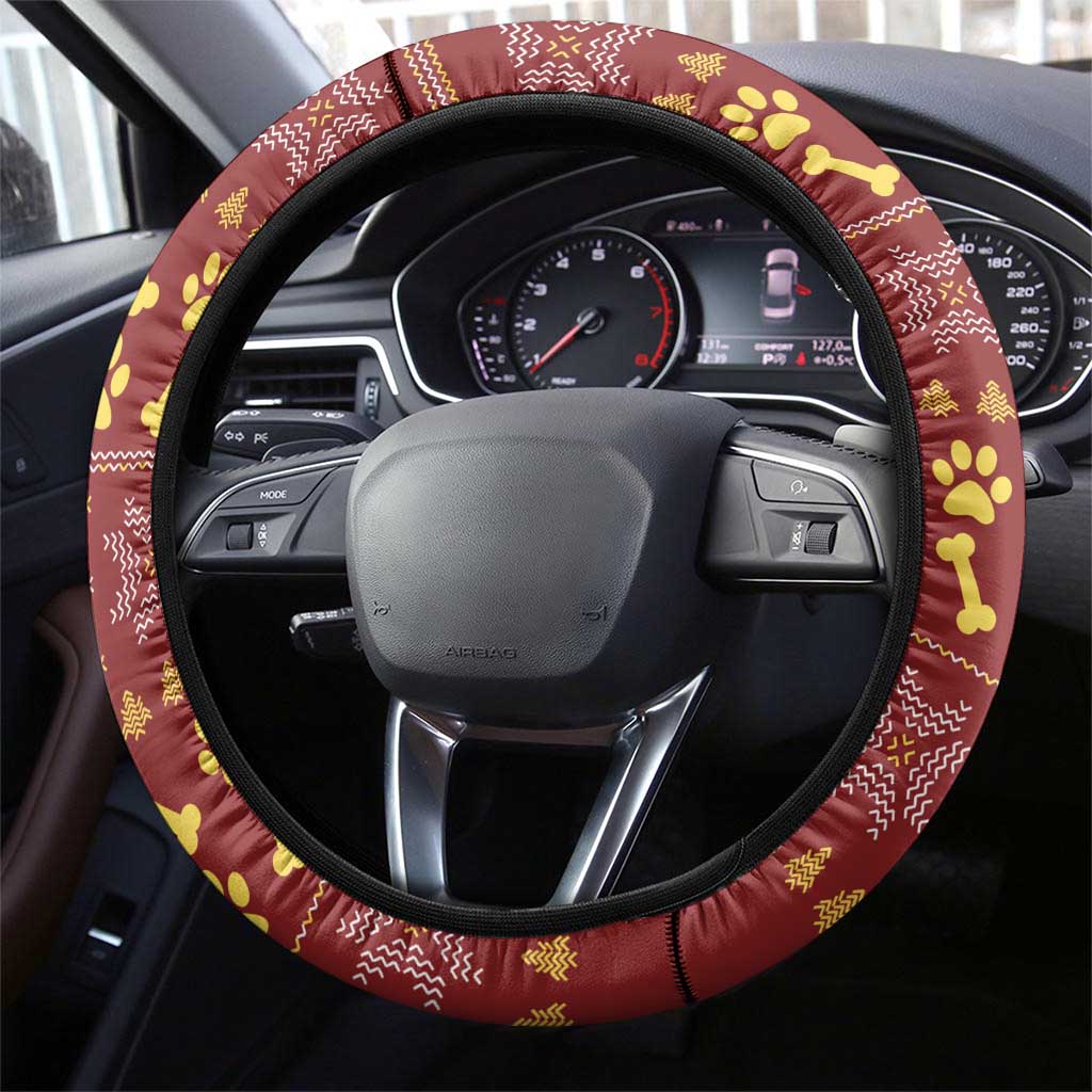Havanese Best Dog Mom Christmas Steering Wheel Cover Xmas Holiday Patterns - Wonder Print Shop