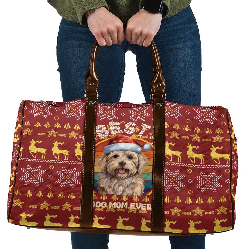Havanese Best Dog Mom Christmas Travel Bag Xmas Holiday Patterns - Wonder Print Shop