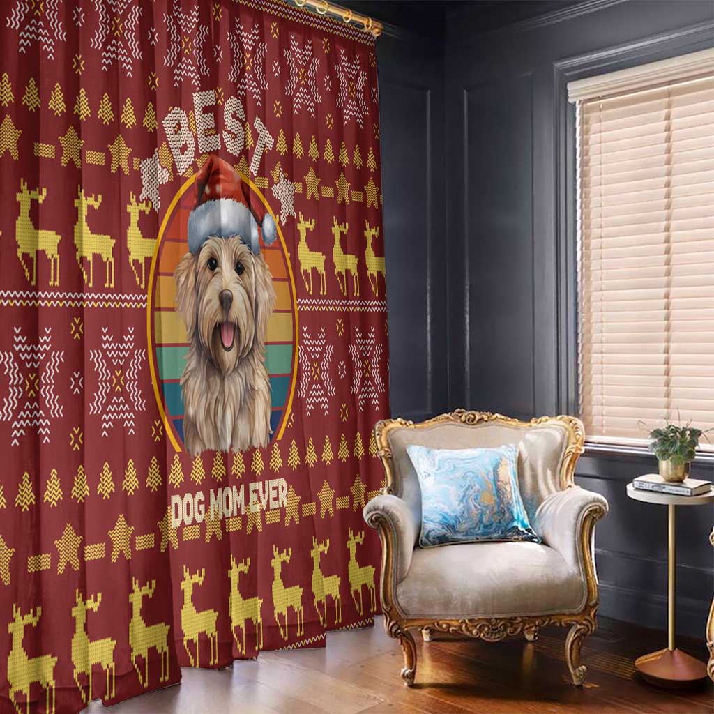 Havanese Best Dog Mom Christmas Window Curtain Xmas Holiday Patterns - Wonder Print Shop