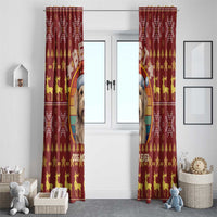 Havanese Best Dog Mom Christmas Window Curtain Xmas Holiday Patterns - Wonder Print Shop