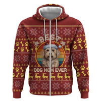 Havanese Best Dog Mom Christmas Zip Hoodie Xmas Holiday Patterns - Wonder Print Shop
