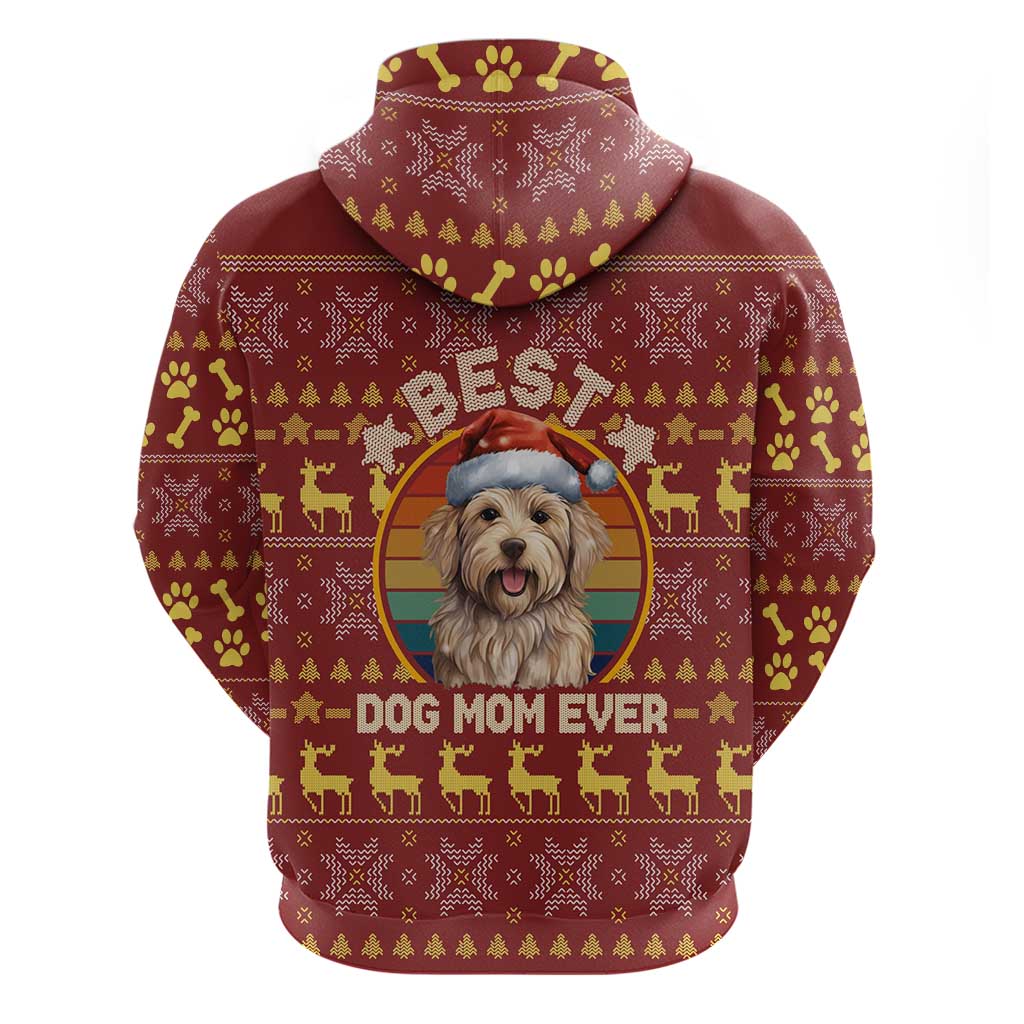 Havanese Best Dog Mom Christmas Zip Hoodie Xmas Holiday Patterns - Wonder Print Shop
