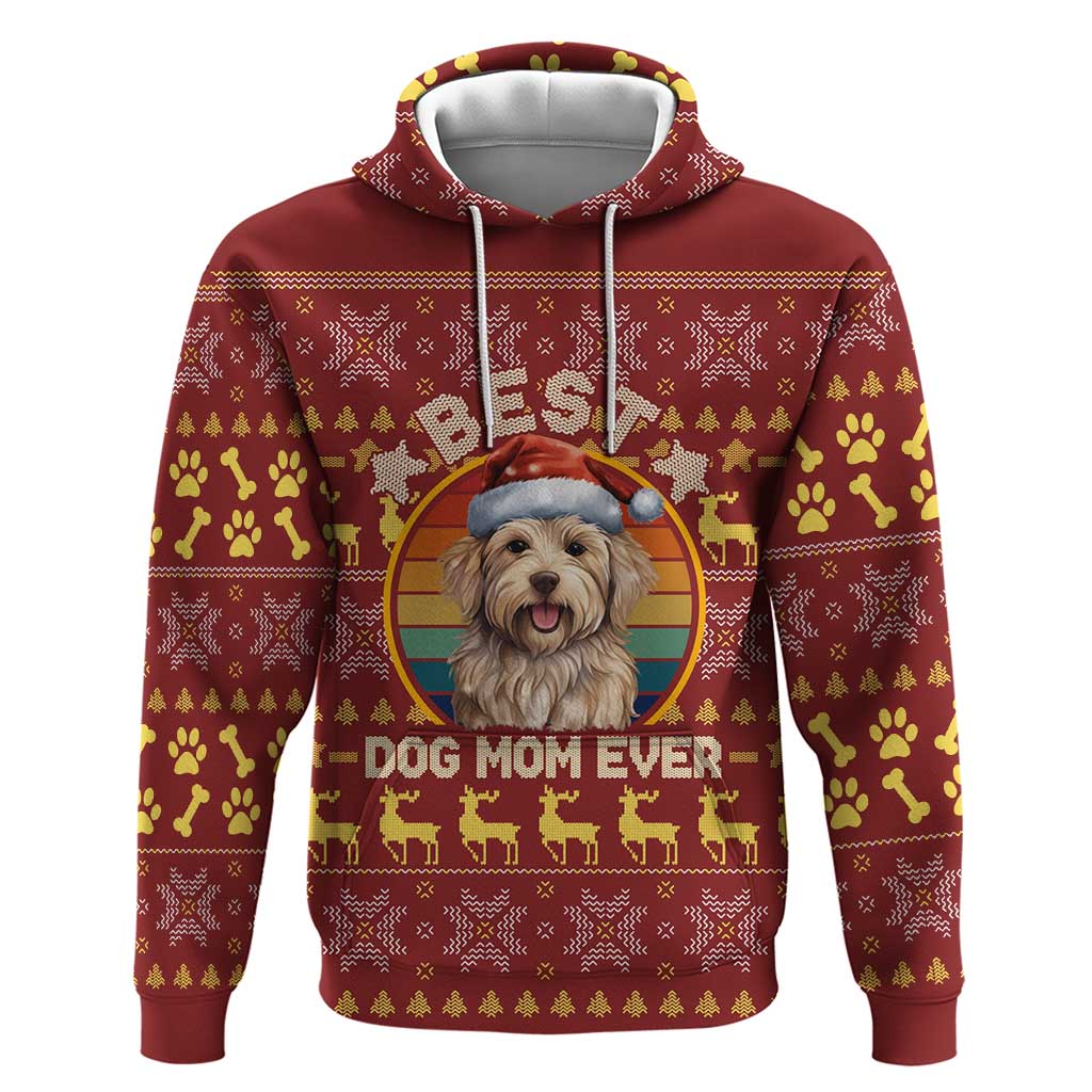 Havanese Best Dog Mom Christmas Zip Hoodie Xmas Holiday Patterns - Wonder Print Shop