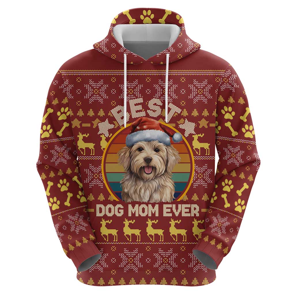 Havanese Best Dog Mom Christmas Zip Hoodie Xmas Holiday Patterns - Wonder Print Shop