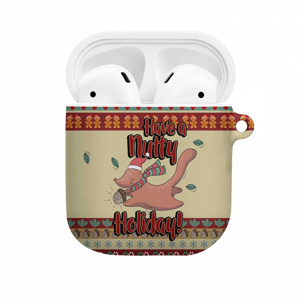 Have A Nutty Holiday Christmas Christmas AirPods Case Xmas Holiday Patterns - Wonder Print Shop
