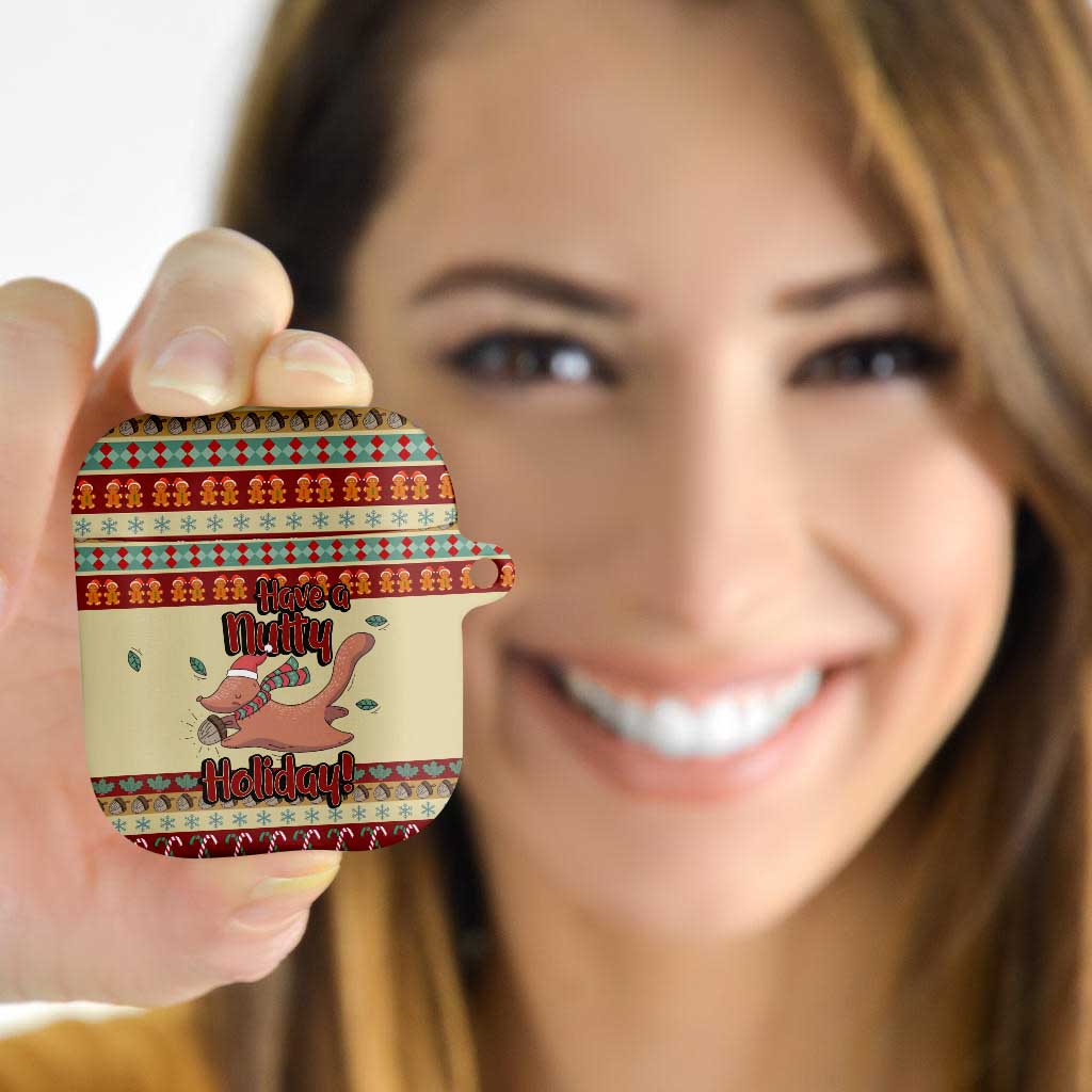 Have A Nutty Holiday Christmas Christmas AirPods Case Xmas Holiday Patterns - Wonder Print Shop