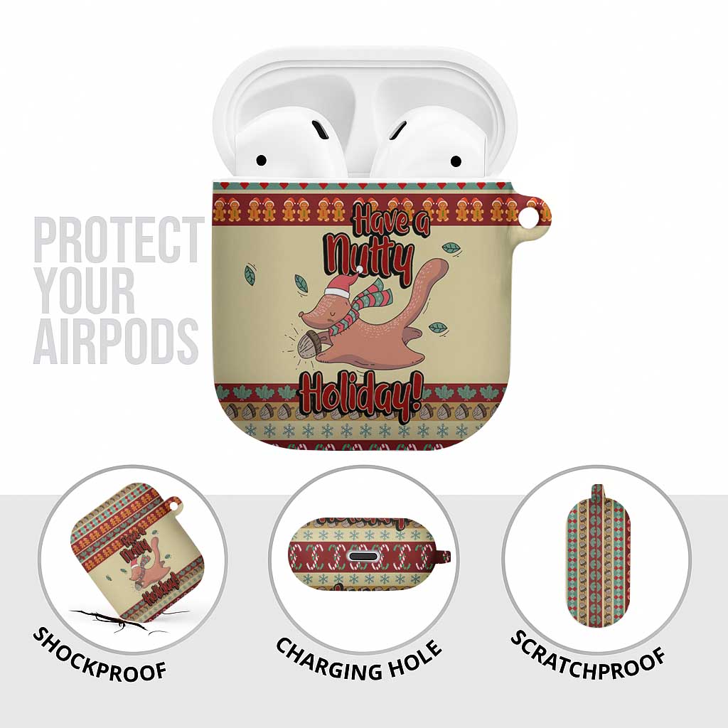 Have A Nutty Holiday Christmas Christmas AirPods Case Xmas Holiday Patterns - Wonder Print Shop