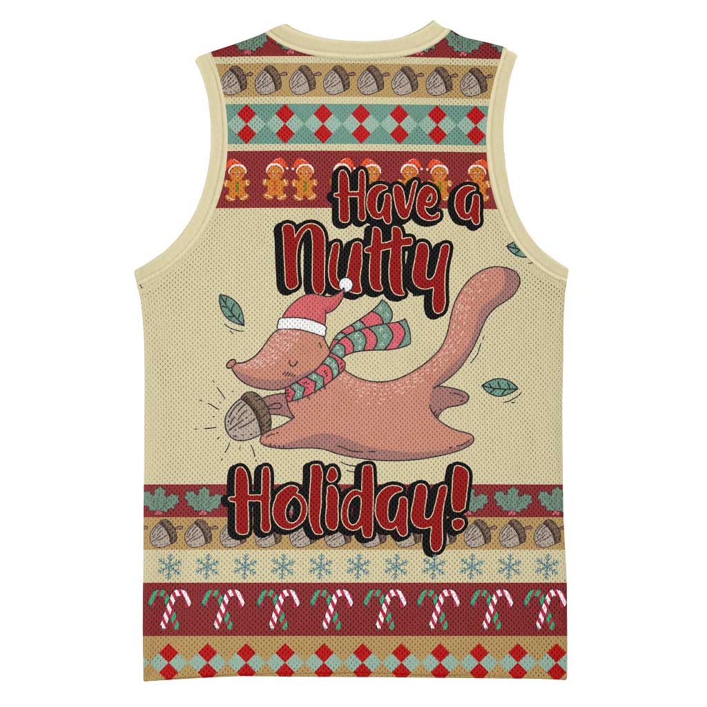 Have A Nutty Holiday Christmas Christmas Basketball Jersey Xmas Holiday Patterns - Wonder Print Shop