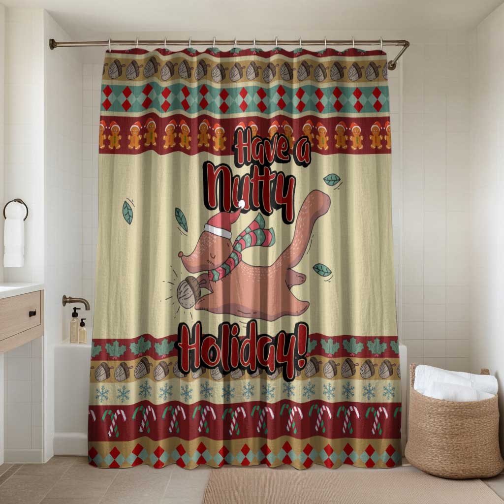 Have A Nutty Holiday Christmas Christmas Bathroom Set Xmas Holiday Patterns - Wonder Print Shop
