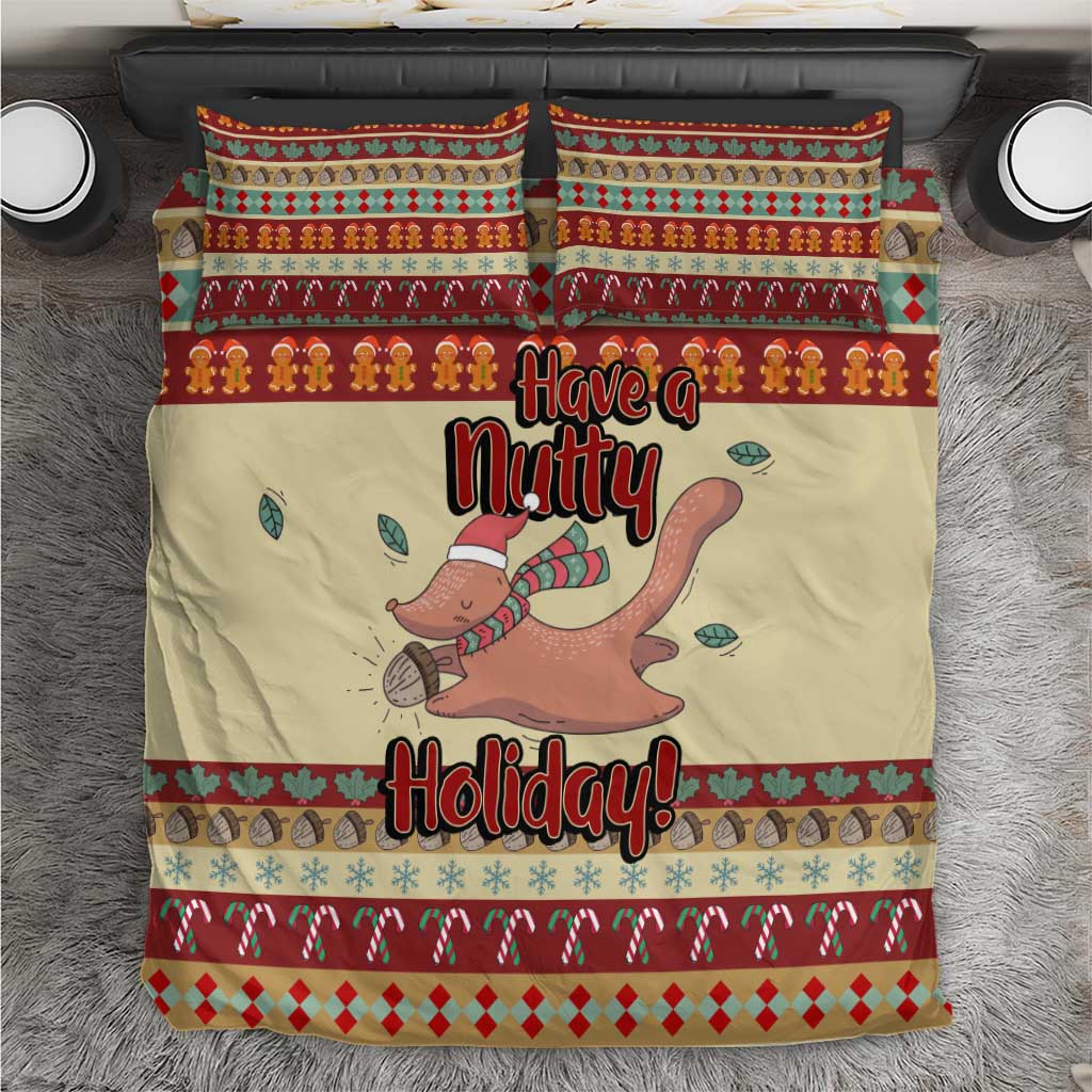 Have A Nutty Holiday Christmas Christmas Bedding Set Xmas Holiday Patterns - Wonder Print Shop