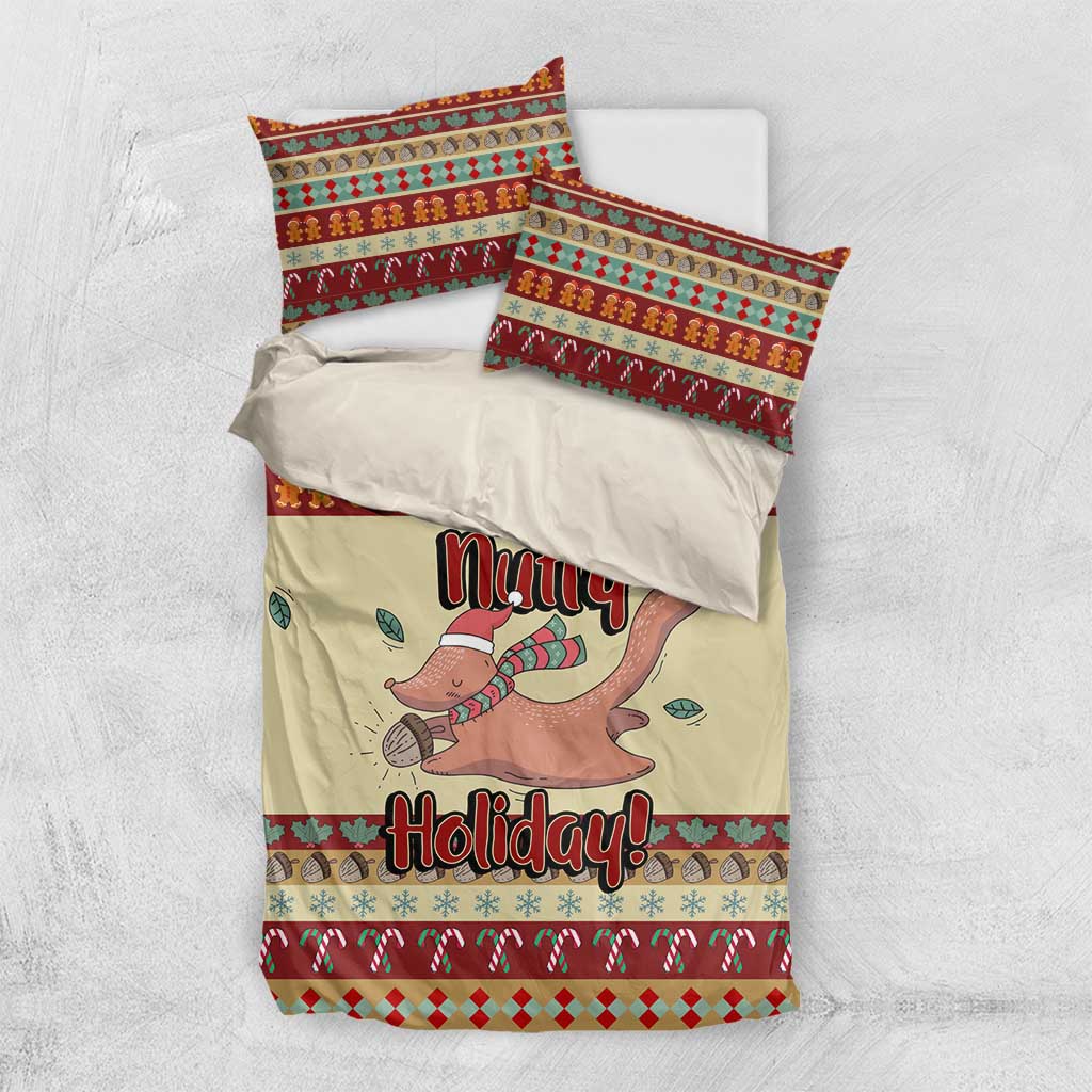 Have A Nutty Holiday Christmas Christmas Bedding Set Xmas Holiday Patterns - Wonder Print Shop