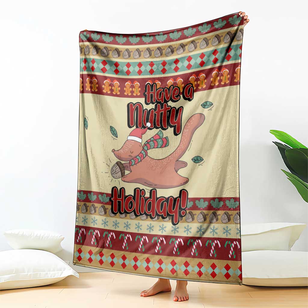 Have A Nutty Holiday Christmas Christmas Blanket Xmas Holiday Patterns - Wonder Print Shop