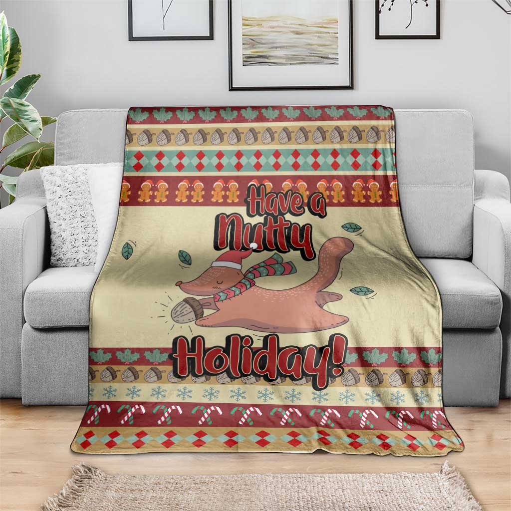 Have A Nutty Holiday Christmas Christmas Blanket Xmas Holiday Patterns - Wonder Print Shop
