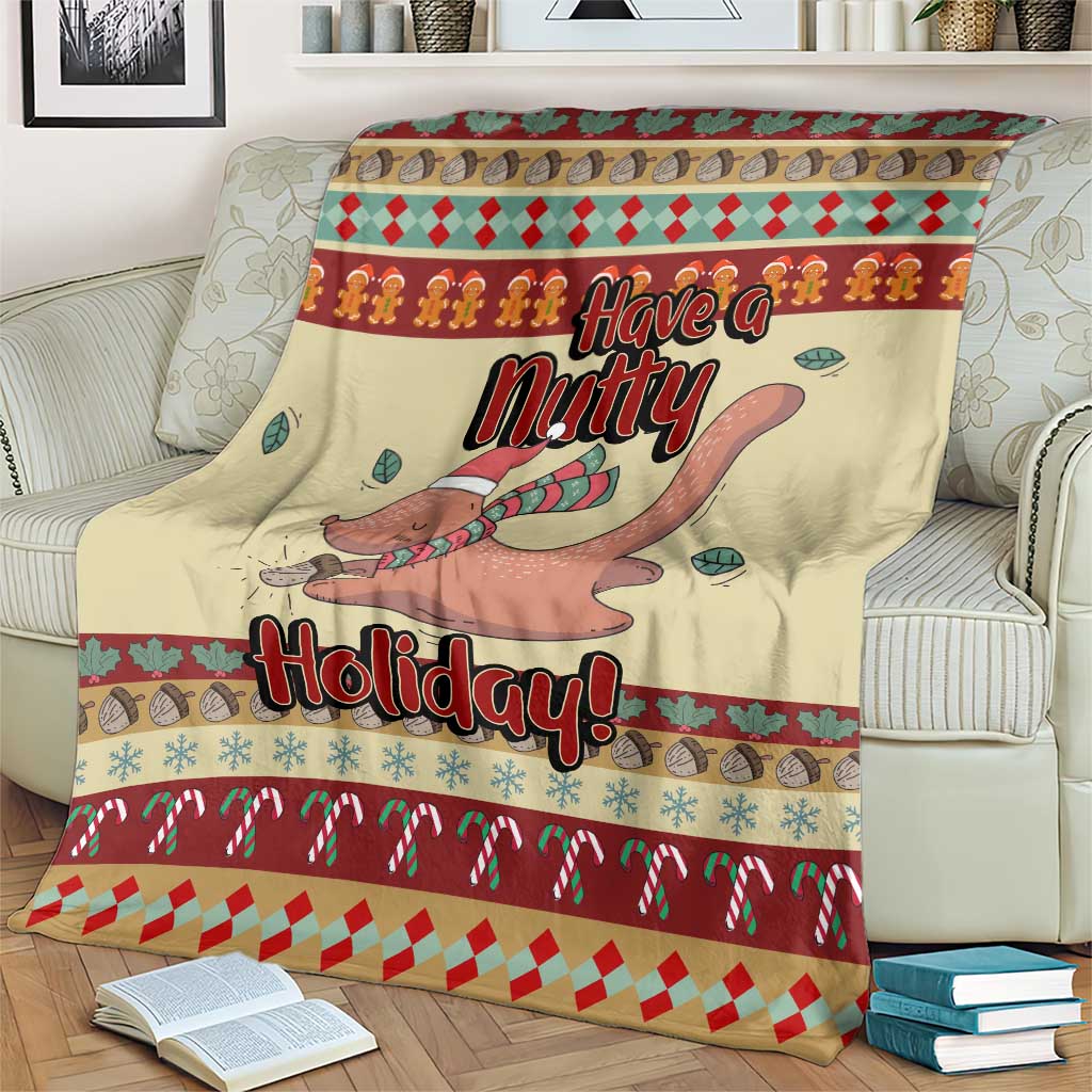 Have A Nutty Holiday Christmas Christmas Blanket Xmas Holiday Patterns - Wonder Print Shop