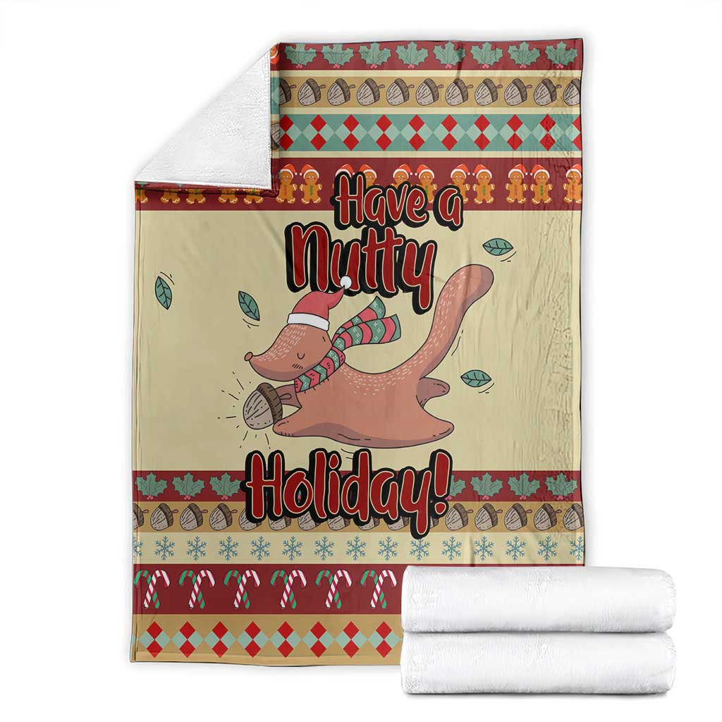 Have A Nutty Holiday Christmas Christmas Blanket Xmas Holiday Patterns - Wonder Print Shop