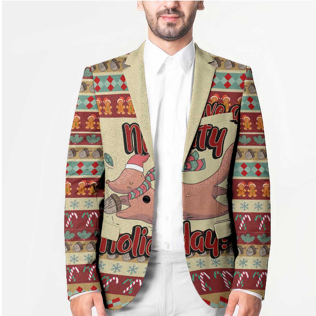 Have A Nutty Holiday Christmas Christmas Blazer Xmas Holiday Patterns - Wonder Print Shop