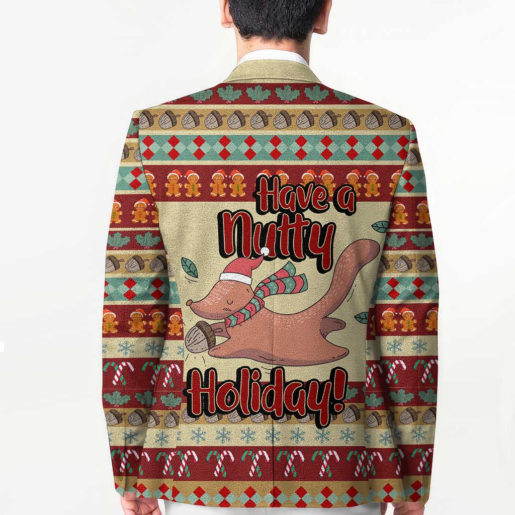 Have A Nutty Holiday Christmas Christmas Blazer Xmas Holiday Patterns - Wonder Print Shop