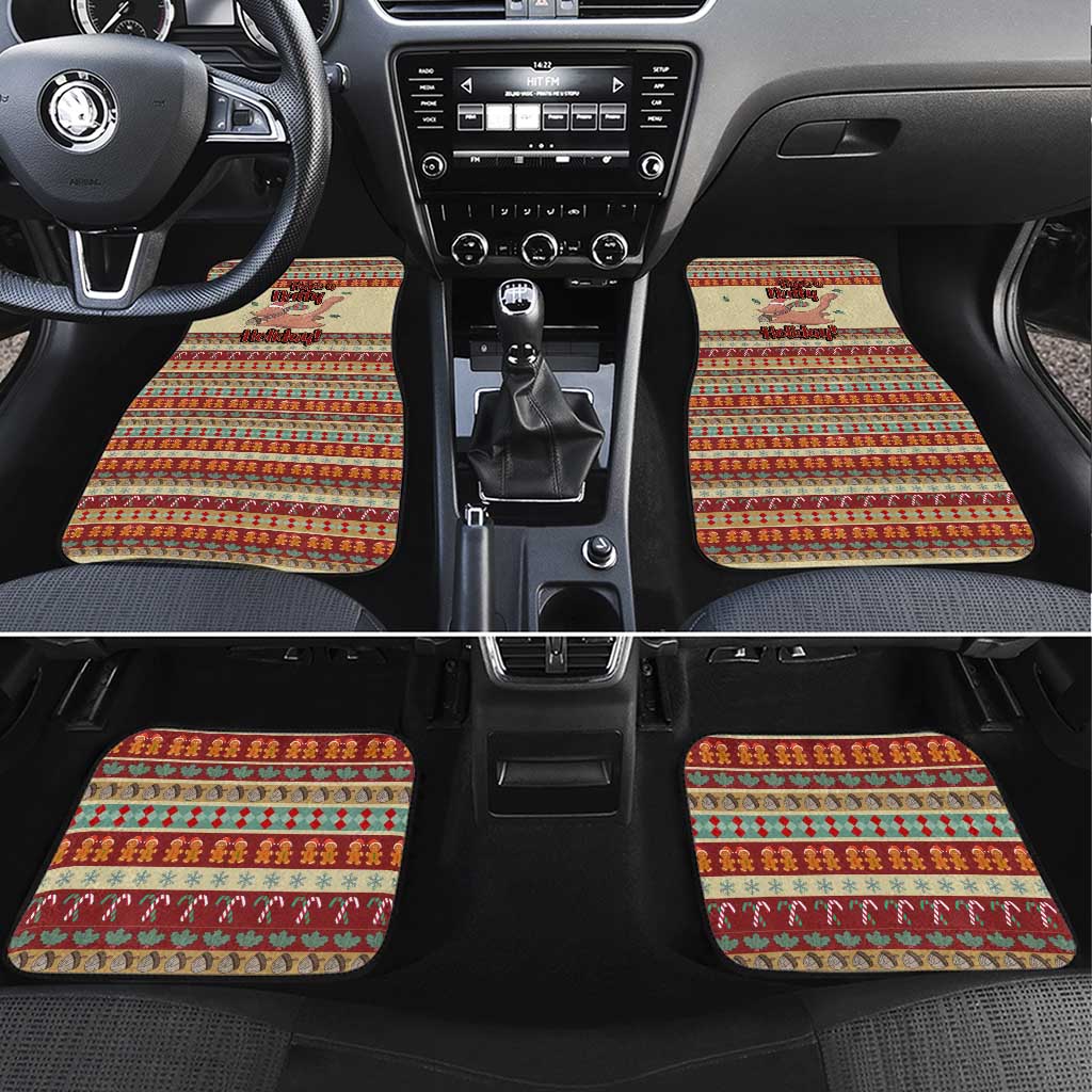 Have A Nutty Holiday Christmas Christmas Car Mats Xmas Holiday Patterns - Wonder Print Shop