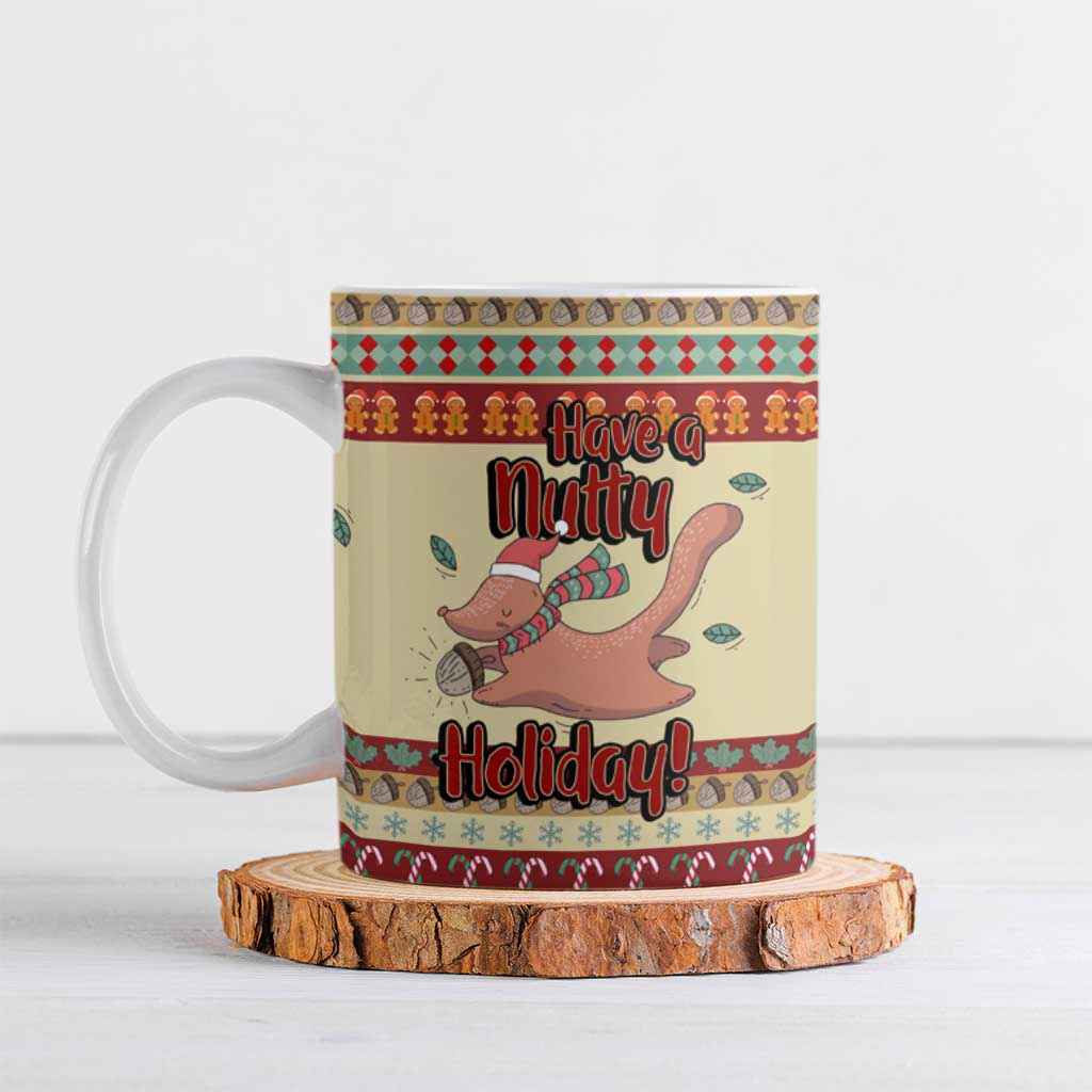 Have A Nutty Holiday Christmas Christmas Ceramic Mug Xmas Holiday Patterns - Wonder Print Shop