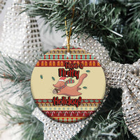 Have A Nutty Holiday Christmas Ceramic Ornament Xmas Holiday Patterns - Wonder Print Shop