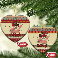 Have A Nutty Holiday Christmas Ceramic Ornament Xmas Holiday Patterns - Wonder Print Shop