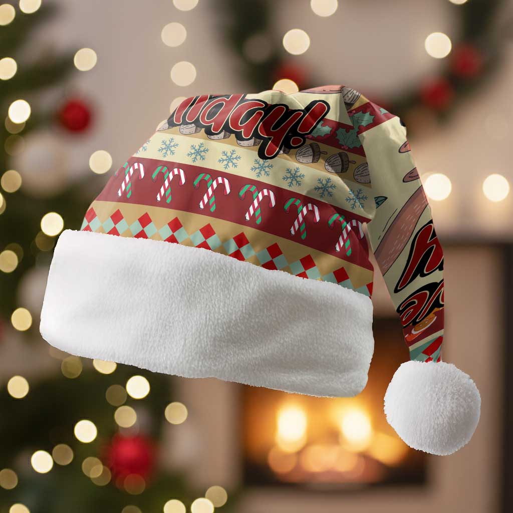 Have A Nutty Holiday Christmas Christmas Santa Hat Xmas Holiday Patterns - Wonder Print Shop