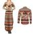 Have A Nutty Holiday Christmas Christmas Couples Matching Summer Maxi Dress and Long Sleeve Button Shirt Xmas Holiday Patterns - Wonder Print Shop