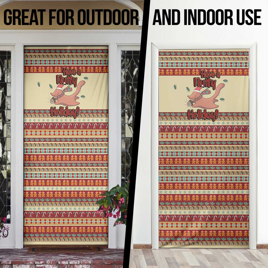 Have A Nutty Holiday Christmas Christmas Door Cover Xmas Holiday Patterns - Wonder Print Shop