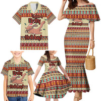 Have A Nutty Holiday Christmas Christmas Family Matching Mermaid Dress and Hawaiian Shirt Xmas Holiday Patterns - Wonder Print Shop