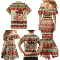 Have A Nutty Holiday Christmas Christmas Family Matching Mermaid Dress and Hawaiian Shirt Xmas Holiday Patterns - Wonder Print Shop