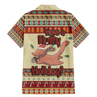 Have A Nutty Holiday Christmas Christmas Family Matching Mermaid Dress and Hawaiian Shirt Xmas Holiday Patterns - Wonder Print Shop