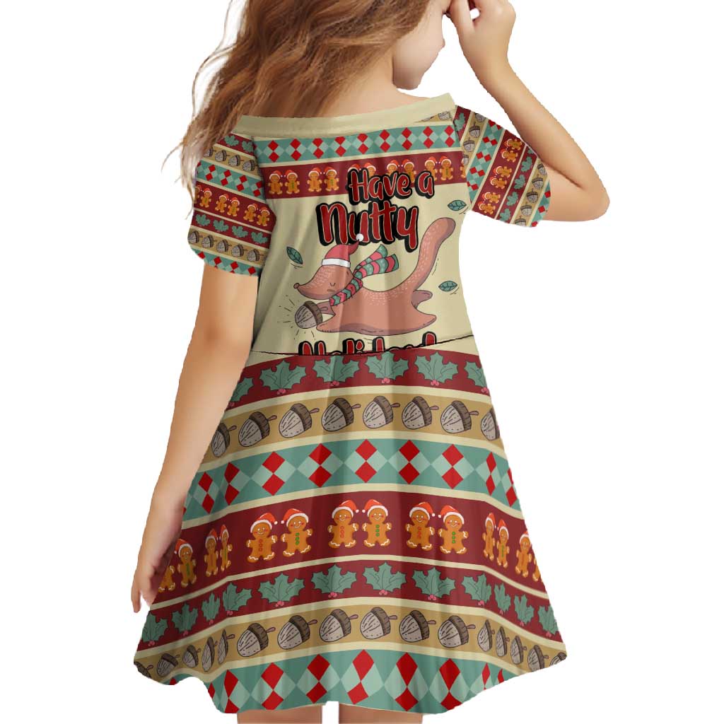 Have A Nutty Holiday Christmas Christmas Family Matching Off Shoulder Maxi Dress and Hawaiian Shirt Xmas Holiday Patterns - Wonder Print Shop