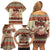 Have A Nutty Holiday Christmas Christmas Family Matching Off Shoulder Short Dress and Hawaiian Shirt Xmas Holiday Patterns - Wonder Print Shop