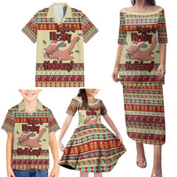 Have A Nutty Holiday Christmas Christmas Family Matching Puletasi and Hawaiian Shirt Xmas Holiday Patterns - Wonder Print Shop