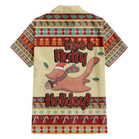 Have A Nutty Holiday Christmas Christmas Family Matching Tank Maxi Dress and Hawaiian Shirt Xmas Holiday Patterns - Wonder Print Shop
