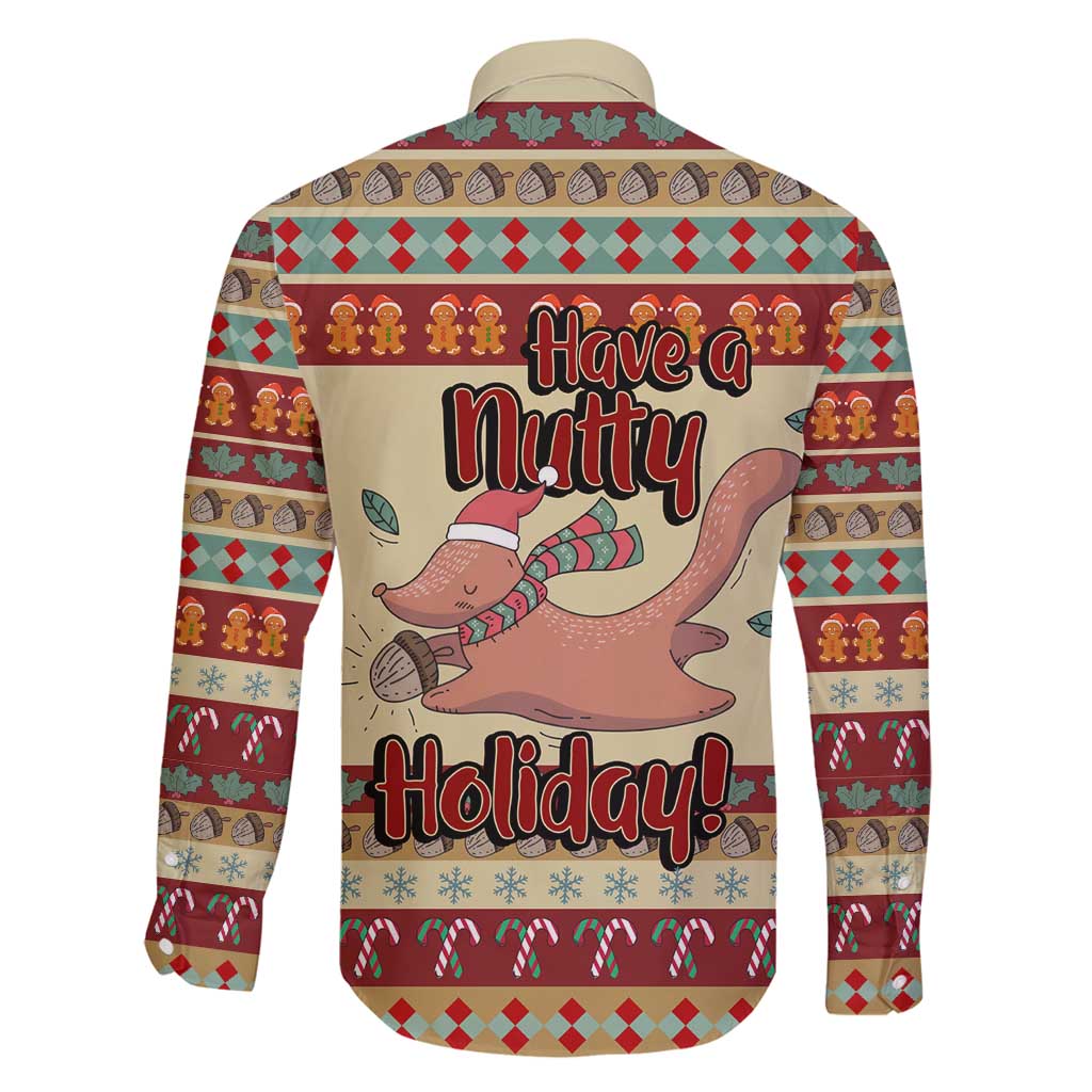 Have A Nutty Holiday Christmas Christmas Family Matching Tank Maxi Dress and Hawaiian Shirt Xmas Holiday Patterns - Wonder Print Shop