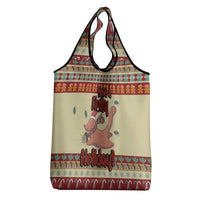 Have A Nutty Holiday Christmas Christmas Grocery Bag Xmas Holiday Patterns - Wonder Print Shop